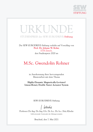 Enlarged view: Certificate